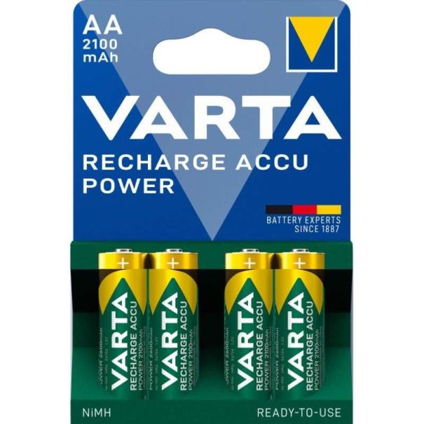 Confezione da 4 batterie Varta AA