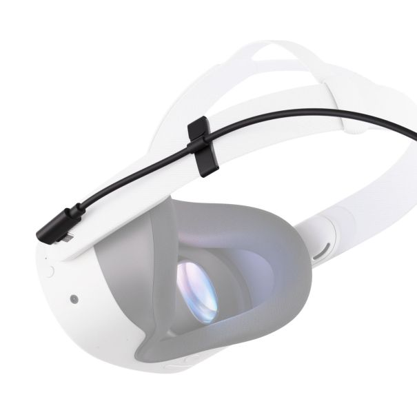 Meta Quest - cavo di collegamento USB per visore visto di lato