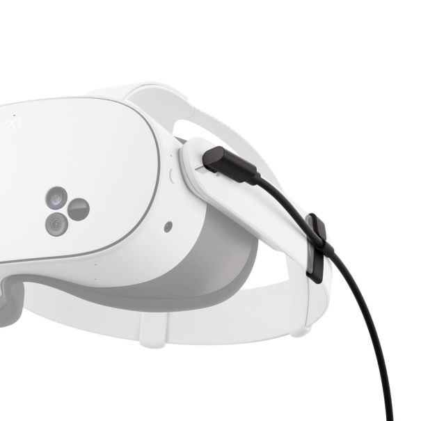 Meta Quest - cavo di collegamento USB cuffia vista frontale