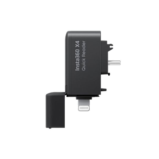 Insta 360 - Lecteur rapide X4 vue de gauche