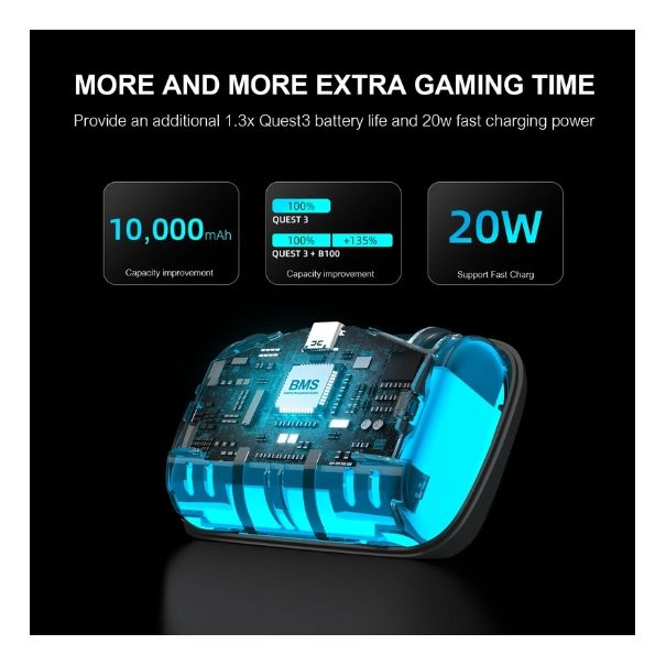 BoboVR - Batteria B100 capacità