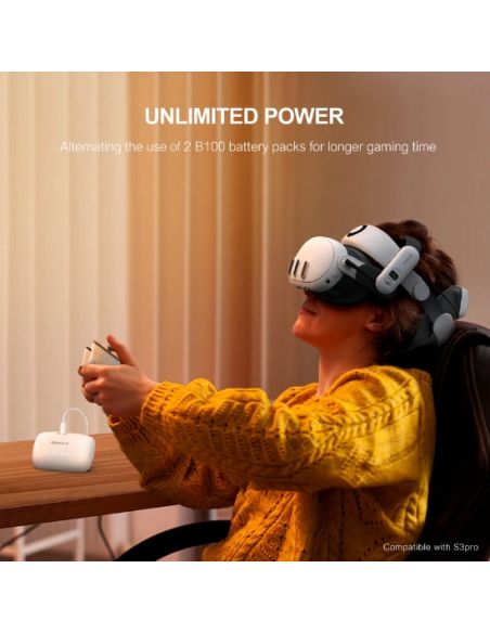 BoboVR - Batteria B100 in situ