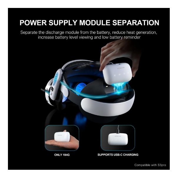 BoboVR - B100 Batterie ausgestattet