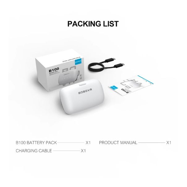 BoboVR - B100 Batterie, Ausrüstung enthalten