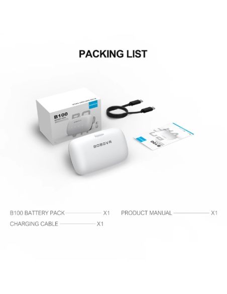 BoboVR - B100 Batterie, Ausrüstung enthalten