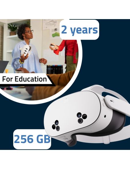 Paquete Meta Quest 3S 256 GB + 2 años de HMS for Education