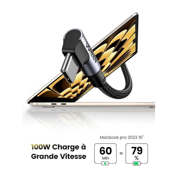 UGREEN – 100 W USB-C-Kabel Leistung