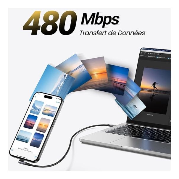 UGREEN - Cavo USB C 100W trasferimento dati