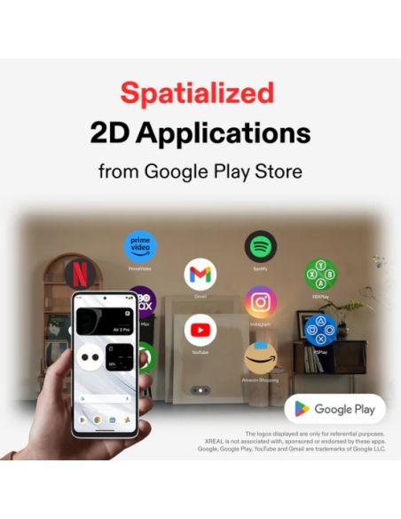 XREAL Beam Pro applications 2D spatialisées