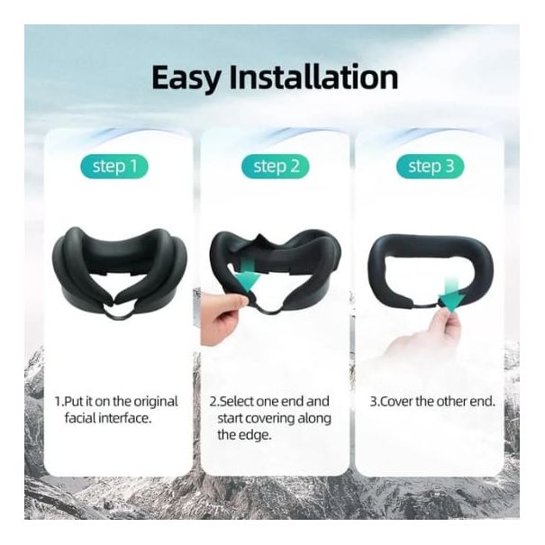 AMVR facial interface installation