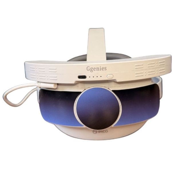 Ggenies - VR Ultimate Power Bank sur casque de dos