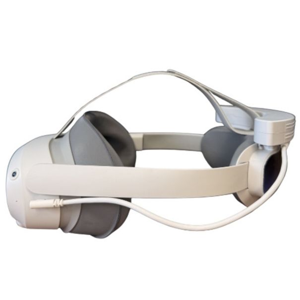Ggenies - VR Ultimate Power Bank sur casque de côté gauche