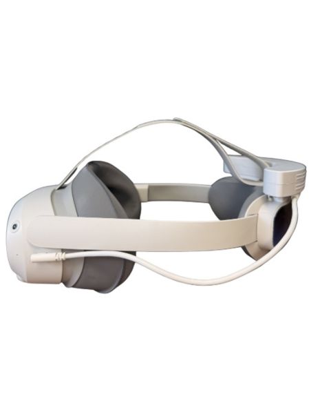 Ggenies - VR Ultimate Power Bank sur casque de côté gauche