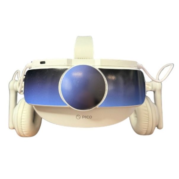 Ggenies - VR Ultimate Audio Kit on the headset, from the back