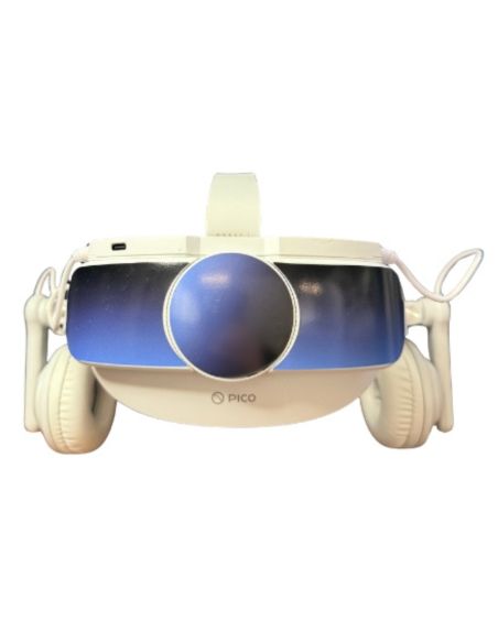 Ggenies - VR Ultimate Audio Kit on the headset, from the back