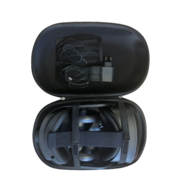 Vive Focus 3, Vision und XR Elite - Headset Case Ansicht von oben mit Headset