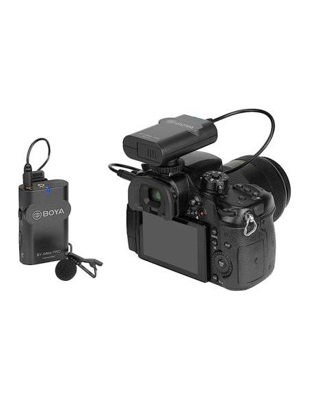 Boya - Kit de micrófono WM4 Pro con cámara