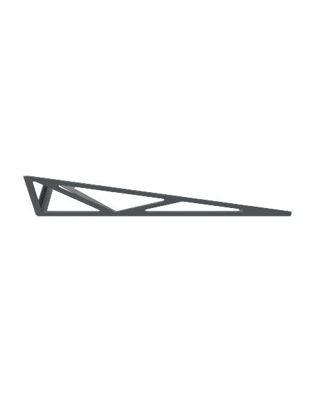 Supporto a parete 70 cm, vista laterale