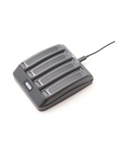 Realwear - Caricabatterie 4 x batterie per Navigator vista frontale 2