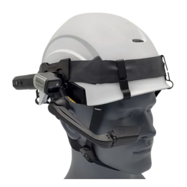 Realwear - Fascia per casco di sicurezza di profilo