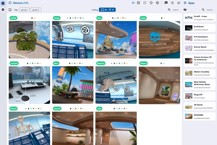 Live streaming & file manager EmaXR