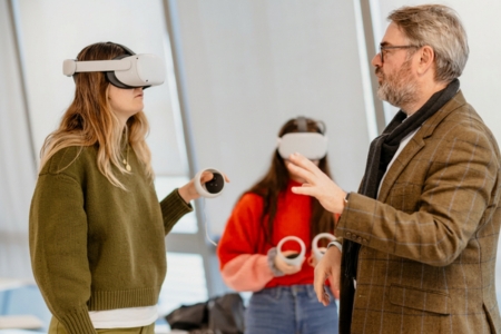 Utilisation d'un casque VR