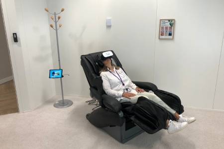 Utilisation casque VR séance Healthy Mind