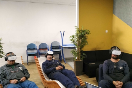 Utilisateurs participant à une séance Healthy Mind