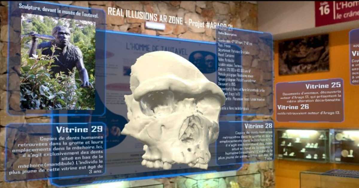 Applicazione AR museo Real Illusions